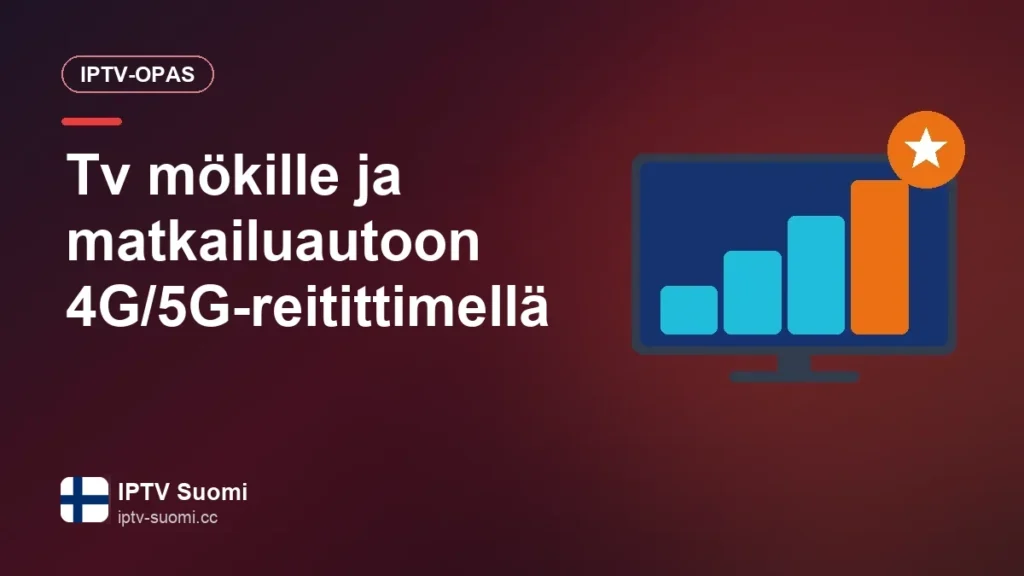 Tv mökille ja matkailuautoon 4G/5G-reitittimellä
